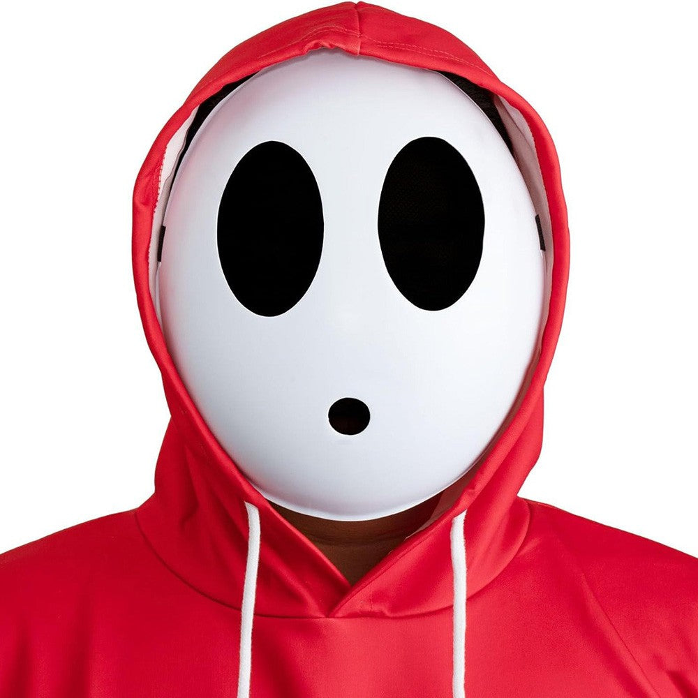 Game Bros Shy Guy Mask Cosplay Funny Unisex Adlut Plastick Masks Halloween Carnival Party Costume Props Masquerade Cartoon Chara
