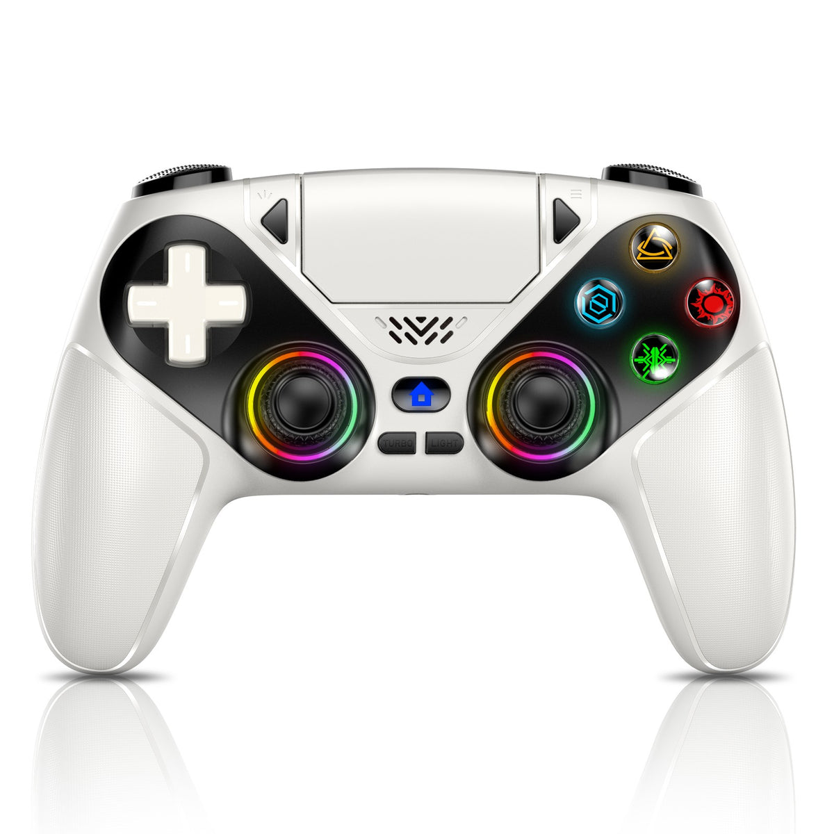 For Playstion 5 Controller PS5 Pro/Slim/PC Wireless Gamepad Hall Effect Trigger RGB Turbo Vibration Button Joystick