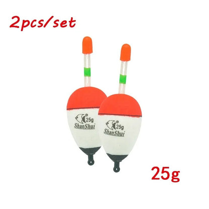 2/10pcs EVA Luminoso Pesca Noite Flutuante Luz Vara Espuma Plástica Bobber Mar Pesca em Rocha Chumbadas Flutuadores Acessórios de Pesca