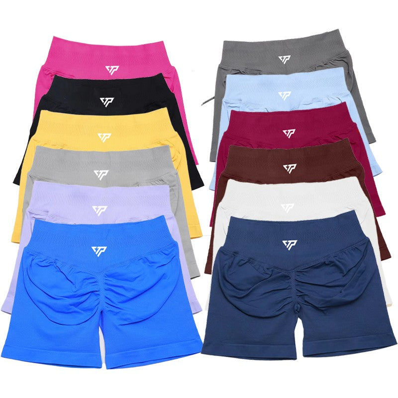 High Quality Women's Sports Stretch Fitness Shorts Yoga Training Running Pilates Tight Yoga Shorts
