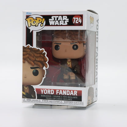 Funko Pop Original Star Wars Yoda Fandar #724 Mestre Jedi Sol #725 Anime Boneco de Ação Modelo Brinquedo Presente Colecionável