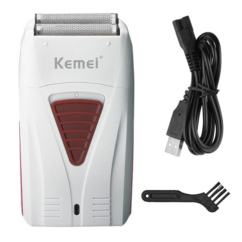 Original Kemei Finishing Fade Rechargeable Electric Shaver Hair Beard Cleaning Electric Razor For Men Bald Head Shaving Machine
