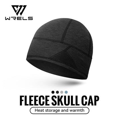 WRELS Warm Beanie Knitted Skull Cap Fashion Winter Hat Thermal Fleece Lined Sports Hat Windproof Sweat Absorbing Sports Hat