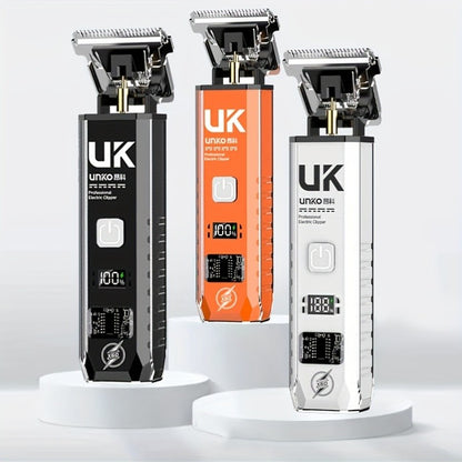 Professional Cordless Hair Clipper, Rechargeable Electric Hair Trimmer for Men Kids Home & Salon Use