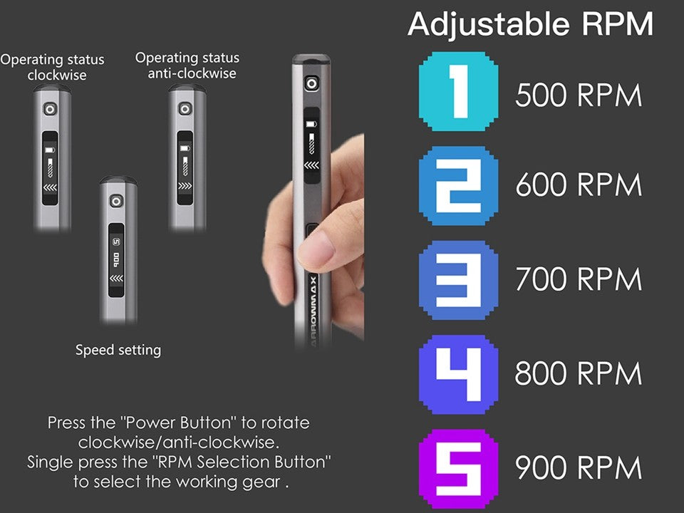 Mini Furadeira Elétrica ARROWMAX Ferramenta Rotativa Furadeira Sem Fio Recarregável para Artesanato Madeira Plástico Alumínio Moeda Casa DIY SDS Ultra