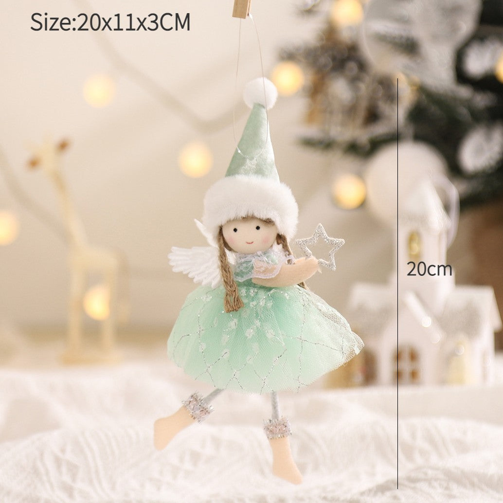New Year 2024 Christmas Angel Dolls Xmas Tree Pendant Ornaments Navidad 2022 Christmas Decoration for Home Natal Gifts Noel Deco