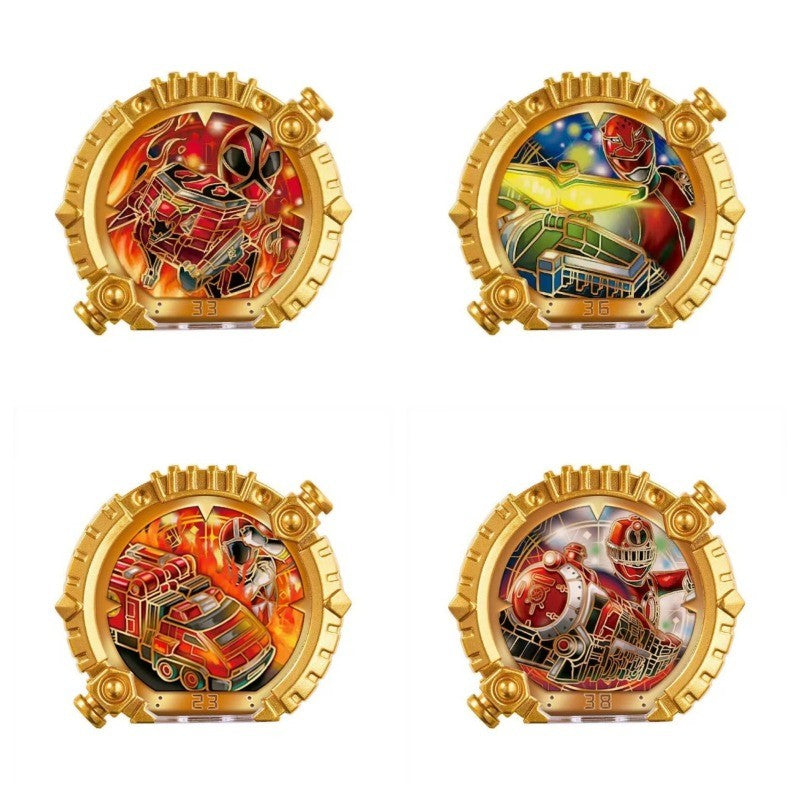 Bandai Original No.1 Sentai Gozyuger Dx Transformation Ring Set Taiyo Sentai Sun Vulcan Star Animals Rangers Toys