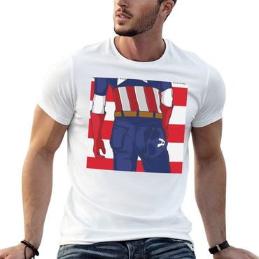Born in the U.S.A T-Shirt t shirts for man cotton funny t shirt man plain T-Shirt
