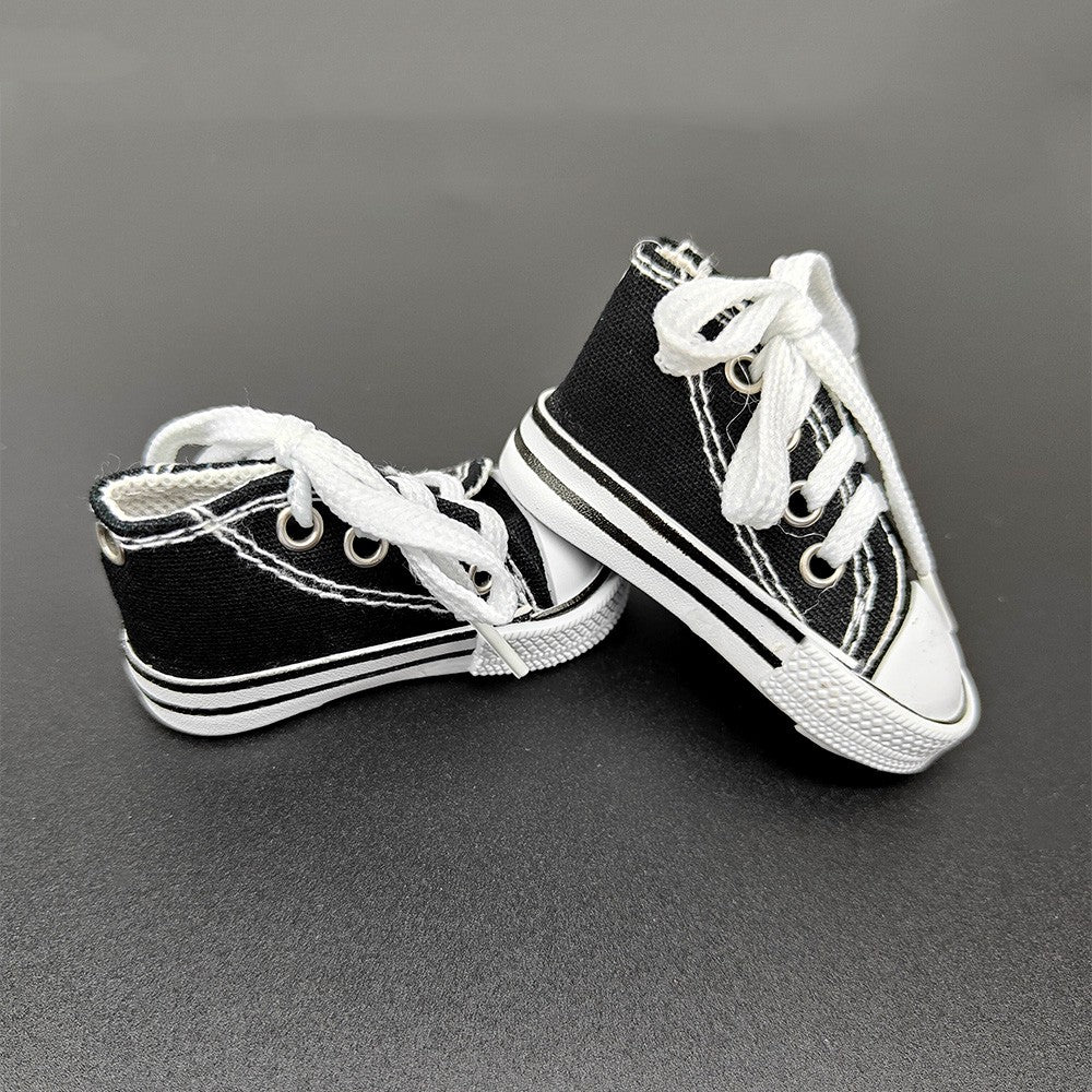 Patinho Engraçado de Apoio Lateral de Moto Mini Sapato Bicicleta Suporte de Pé Moto Cavalete 7,5cm Acessórios de Brinquedo