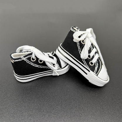 Patinho Engraçado de Apoio Lateral de Moto Mini Sapato Bicicleta Suporte de Pé Moto Cavalete 7,5cm Acessórios de Brinquedo