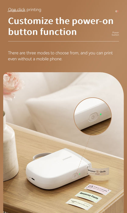 Mini Impressora de Etiquetas Portátil NIIMBOT D11 Nova Versão 300DPI Bluetooth Sem Fio Máquina de Etiquetas Impressora de Adesivos para Cozinha e Crachás