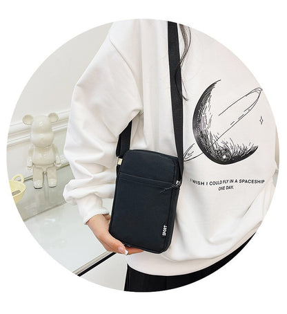 New Fashion Mobile Phone Bag Women's Messenger Bag All-match Mini Small Crossbody Bag Hanging Neck Coin Purse Vertical Handbag