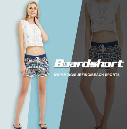 HOTMANGO Women's Beach Shorts Quick Drying Loose and Comfortable for Surfing Swimming Watersports Large Size Brand Direct Sales