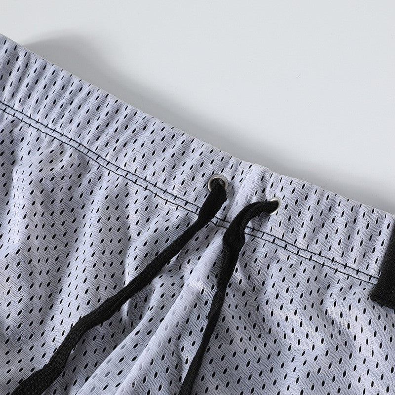 Brand Designer Men's Mesh Beathable Home Flat Pants Boxer Underwear Aro pants Breathable Pure Loose Fitting Underpants For Male