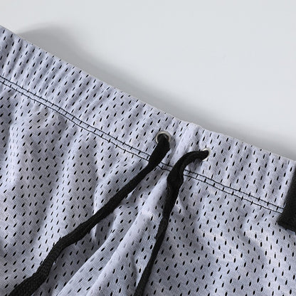 Brand Designer Men's Mesh Beathable Home Flat Pants Boxer Underwear Aro pants Breathable Pure Loose Fitting Underpants For Male