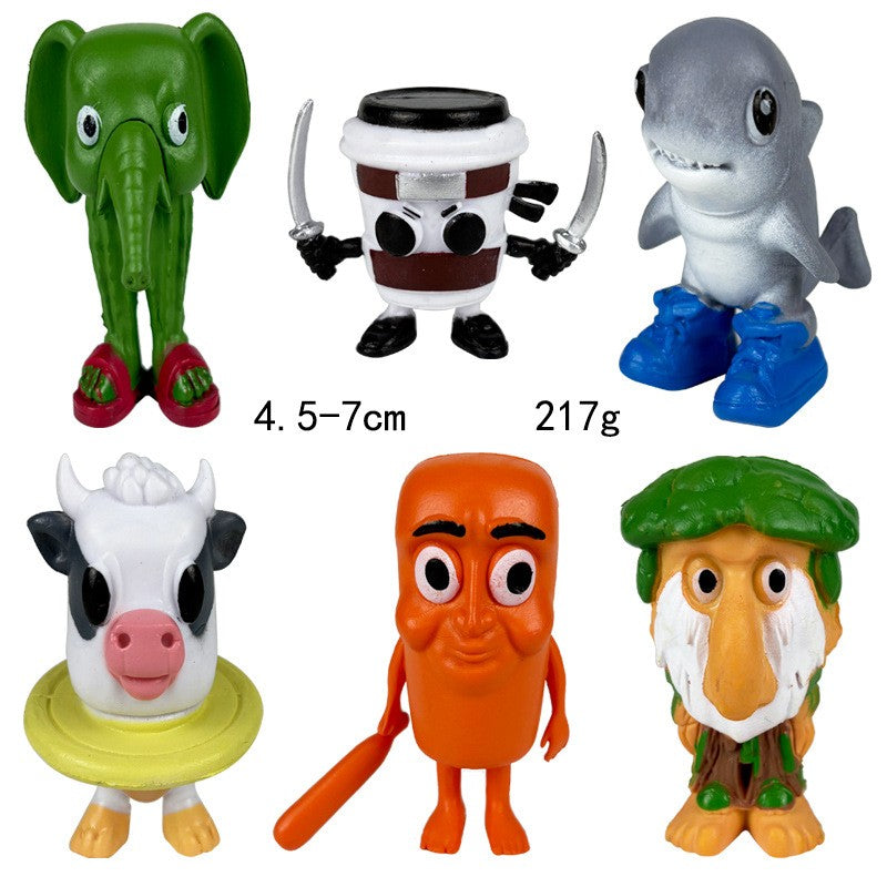 Boneco de brinquedo italiano Brainrot Tung Sahur Tralalero Tralala Figuras Bombardino Crocodilo Shimpanzini Bananini Decoração de modelo Boneca Presente