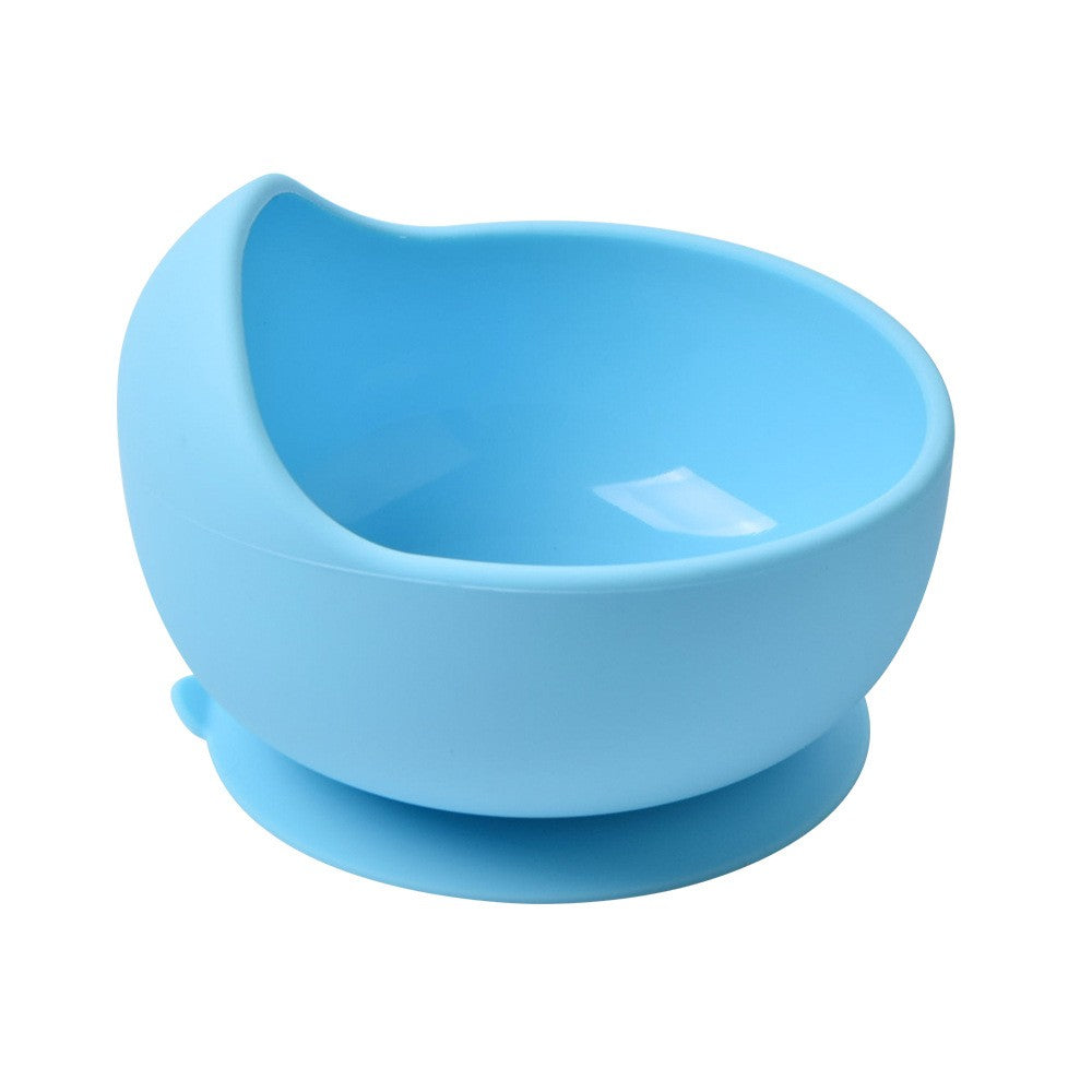 28Colors Baby Silicone Suction Bowls for Kids Waterproof Baby Feeding Tableware Spoon Children Dishes Kitchenware Infant Plates