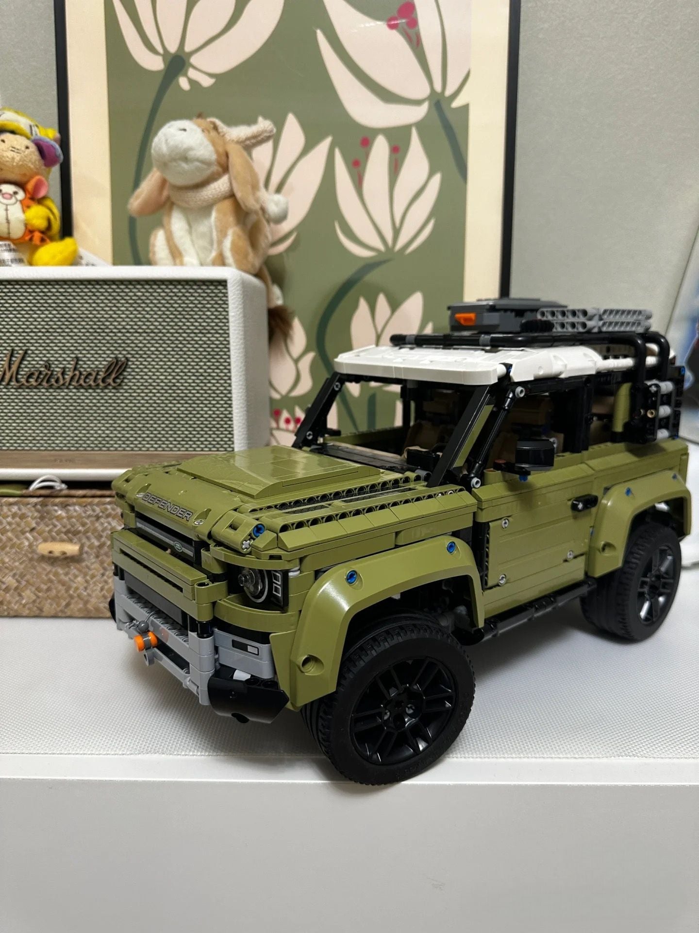 Conjunto de Blocos de Construção de Colecionador Defender Rover Técnico, Modelo de Carro Off Road Clássico 42110, Ideias de Presentes para o Natal
