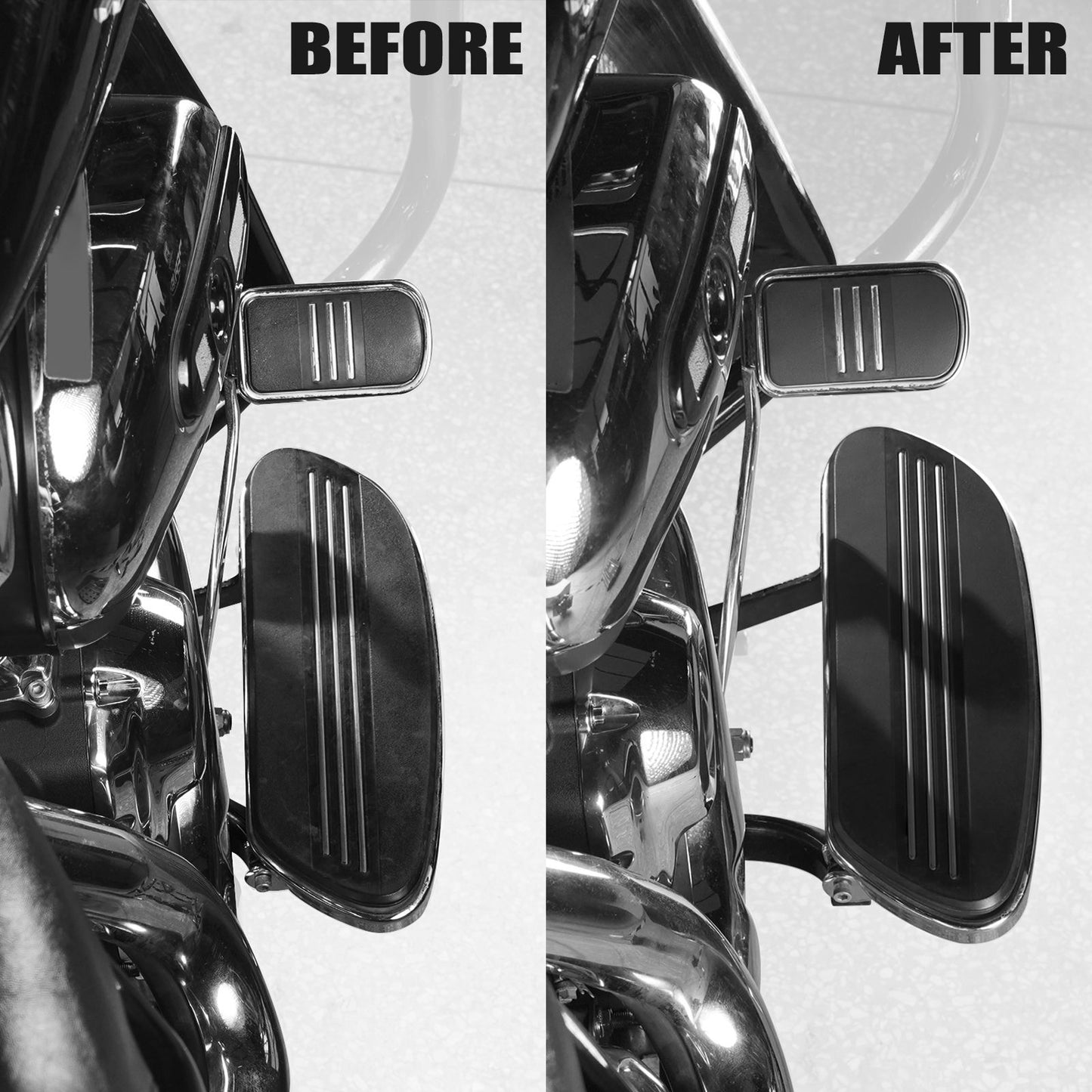 Driver Floorboard Extenders Kit For Harley Street Glide/Road Glide Special Road King Special CVO Road GlideFLHRXS Electra Glide