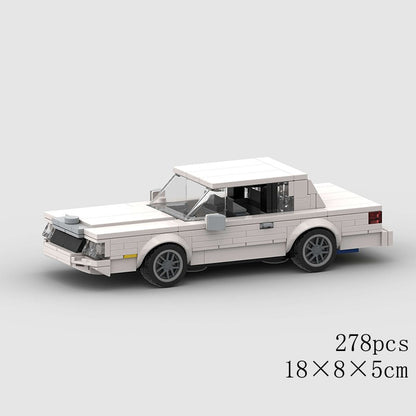 MOC Speed Sports Super Carro de Corrida Blocos de Montar DIY Tijolos Cidade Rally Técnico Grande Veículo de Corrida Presente de Natal Brinquedo