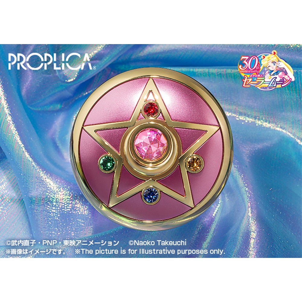 Em Estoque Original BANDAI PROPLICA Moon Stick Broche de Transformação Caneta de Disfarce Estrela de Cristal Figura Anime Sailor Moon Modelo de Brinquedo