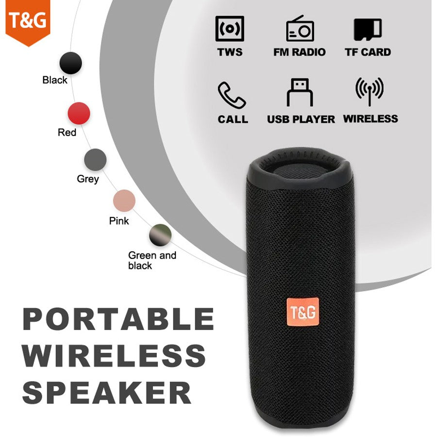 Caixa De Som Bluetooth Portátil Sem Fio Alto-falante Música Subwoofer Rádio FM Áudio Bluetooth Chamada Viva-voz Baffe