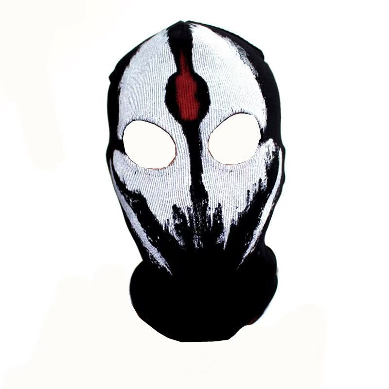 Halloween new mask Black Mask Balaclava Beanies Hats Men Ghost Skull Full Face Warmly Mask Hood Beanie Ggorros Hombre Casquette