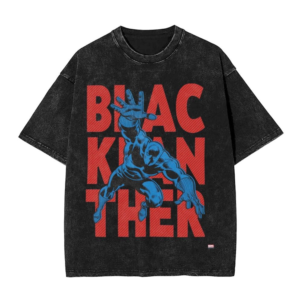 Men's Frgrt T Shirt Black Panther 100% Cotton Clothing Humorous Short Sleeve Crew Neck Tee Shirt 6XL T-Shirts