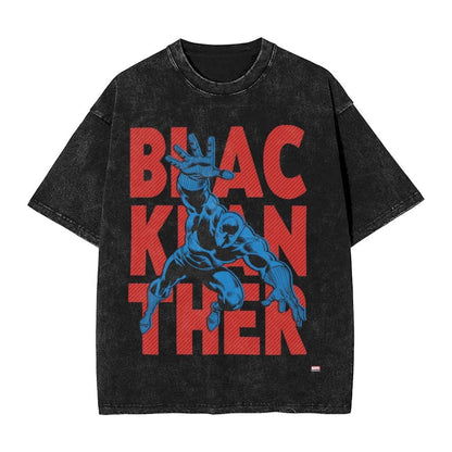 Men's Frgrt T Shirt Black Panther 100% Cotton Clothing Humorous Short Sleeve Crew Neck Tee Shirt 6XL T-Shirts