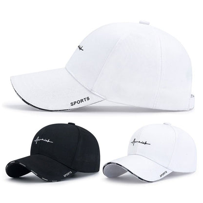 Summer Sunscreen Adjustable Sun Hats Cotton Solid Color Baseball Cap Sunscreen Hat Women