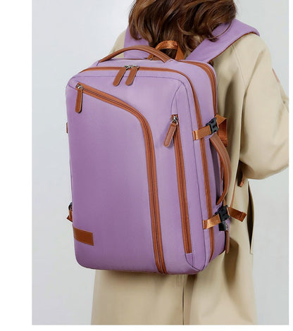 Backpack Unisex New Simple Business Computer Backpack Outdoor Large Capacity Travel Bag Student School Bag for Boys