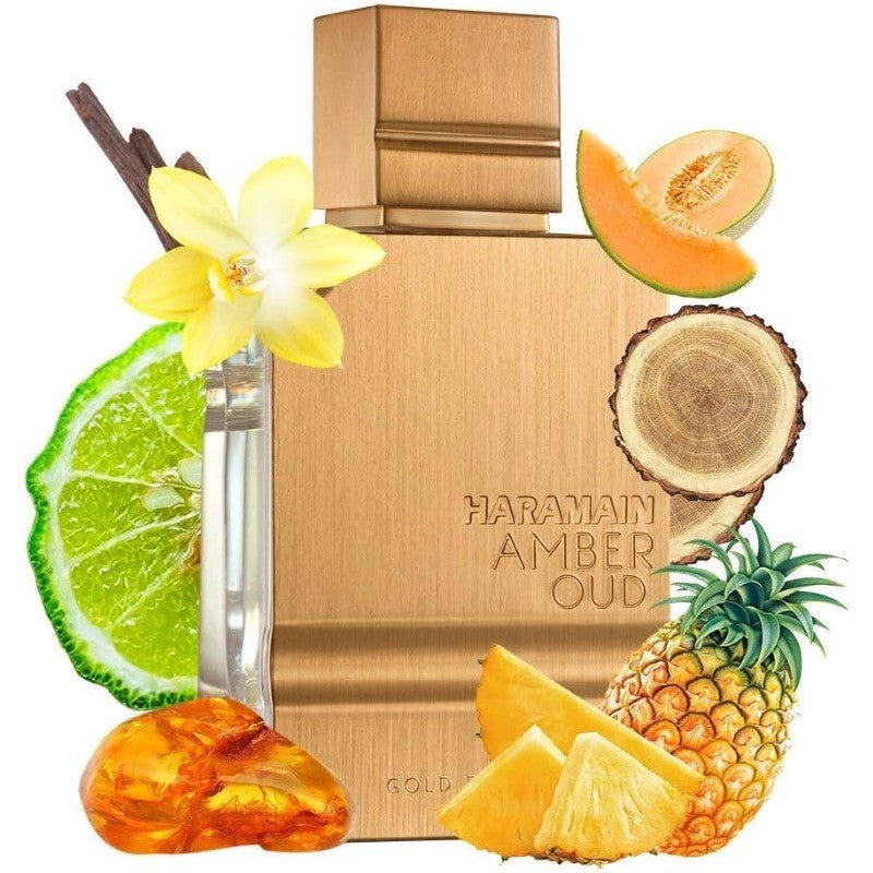 Perfume Árabe 60ml Original Al Haramain Amber Oud Gold Edition de Alta Qualidade para Mulheres Nobres com Feromônios que Atraem Homens
