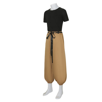 Jujutsu JJK Manga Anime Fushiguro Toji Satoru Gojo Cosplay Costume Wig T-shirt Pants Rose Net Halloween Christmas stage costume