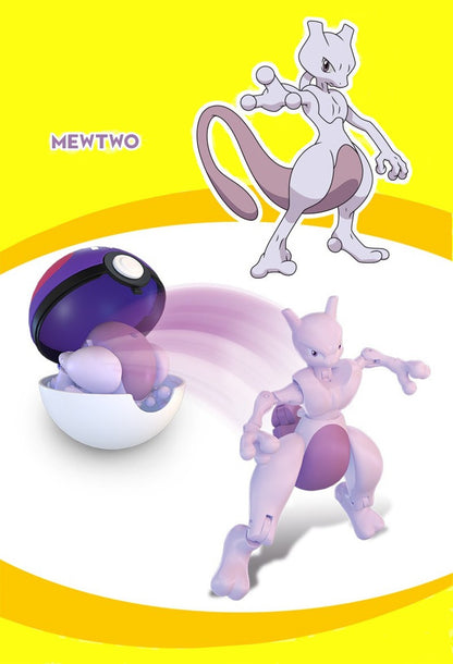 Pokémon Genuíno Pokébola Transformar Charizard Bulbasaur Gengar Dragonite Bonecos de Brinquedo Anime Snorlax Lapras Lucario Modelo de Bonecos