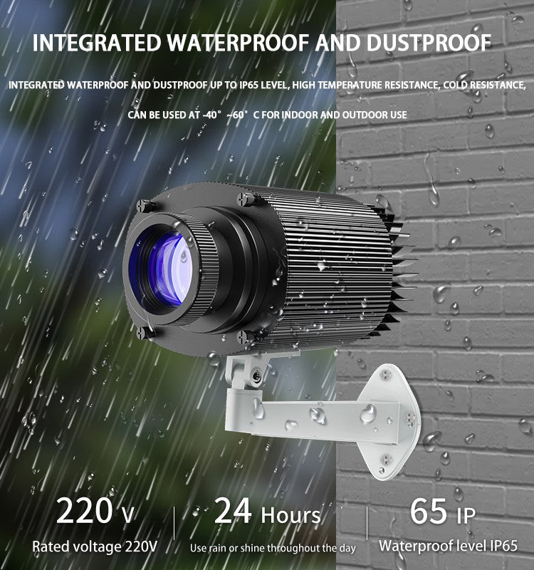 Square Water Ripple Projector Dynamic Water Ripple Logo Indoor Ground Corridor Outdoor Atmosphere Lighting Waterproof Projection