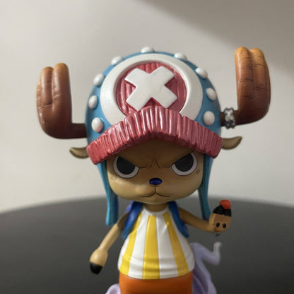 New 10cm One Piece Anime Figures Tony Tony Chopper Figure Cute Pvc Statue Collection Model Birthday Gifts Custom Toys Pre-Salo