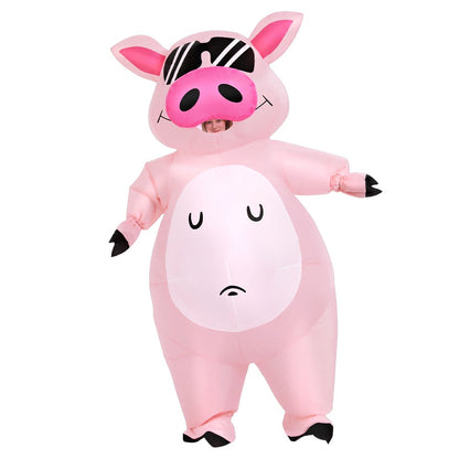 Adult Animal Inflatable Costume Anime Dress Suit Carnival Purim Halloween Party Cosplay Costumes for Man Woman