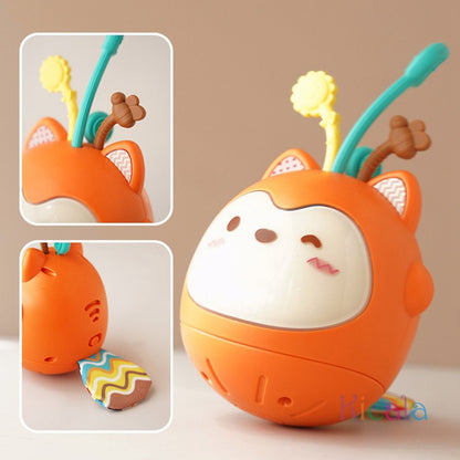 Silicone Pull String Baby Toy Silicone Baby Musical Light Up Toys Fine Motor Educational Learning Activity Gift For 0-3 Month