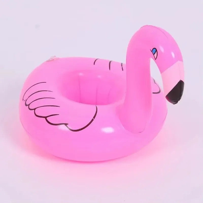 Hawaii Flamingo Coco Cup Holder Beverage Boats Phone Stand Floating Inflatable Pool Float Cup Holder Summer Beach Party Supplies