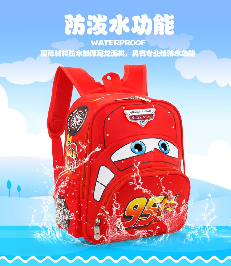 Mochila infantil de carro Disney para creche, mochila de segurança para meninos, alunos do primário, 3-6 anos