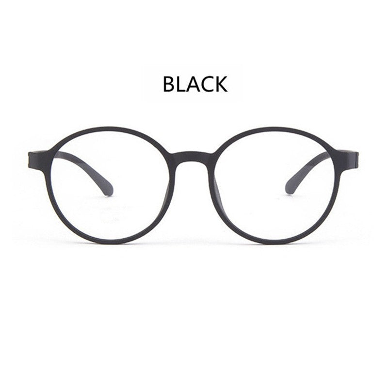 Óculos Ultraleves TR90 para Computador, Anti-Luz Azul, Proteção Ocular para Mulheres e Homens, Design Retrô Sem Parafusos, Óculos de Leitura Redondos