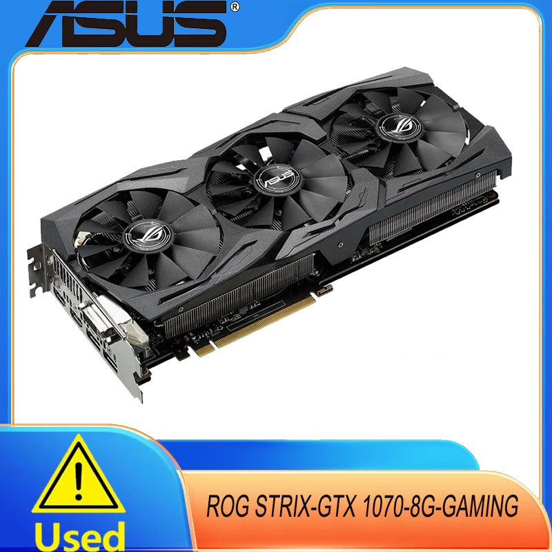 ASUS GeForce GTX 1070 8GB ROG Strix OC Edition Graphic Card STRIX-GTX1070-O8G-GAMING