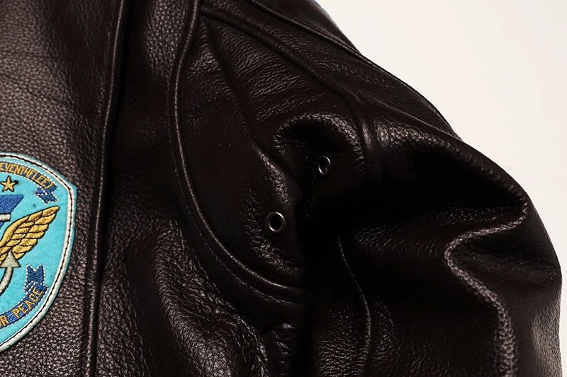 Military Clothing G1 Flight Jacket Thickening Quilted100% Cowhide Leather Jackets Men Coat Winter Overcoat M212 Dropshipping