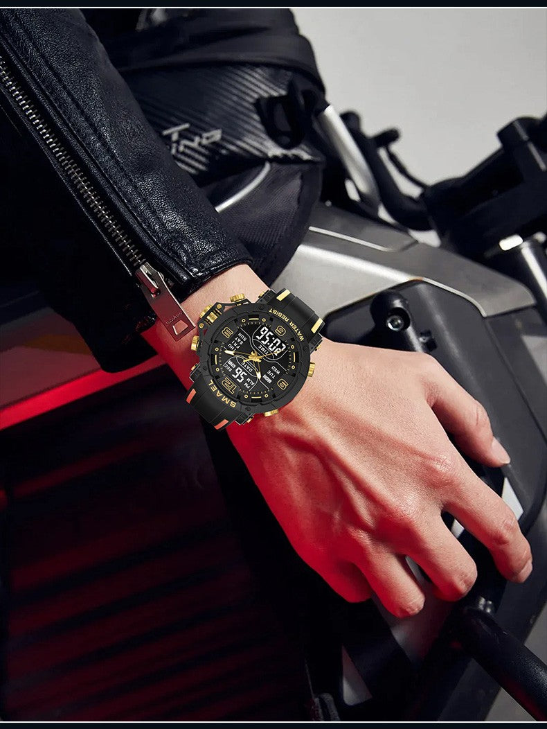 SMAEL Brand 8140 Waterproof Dropshipping Watch Alarm Clock night light Young Fashion business Quartz Sport Wristwatches