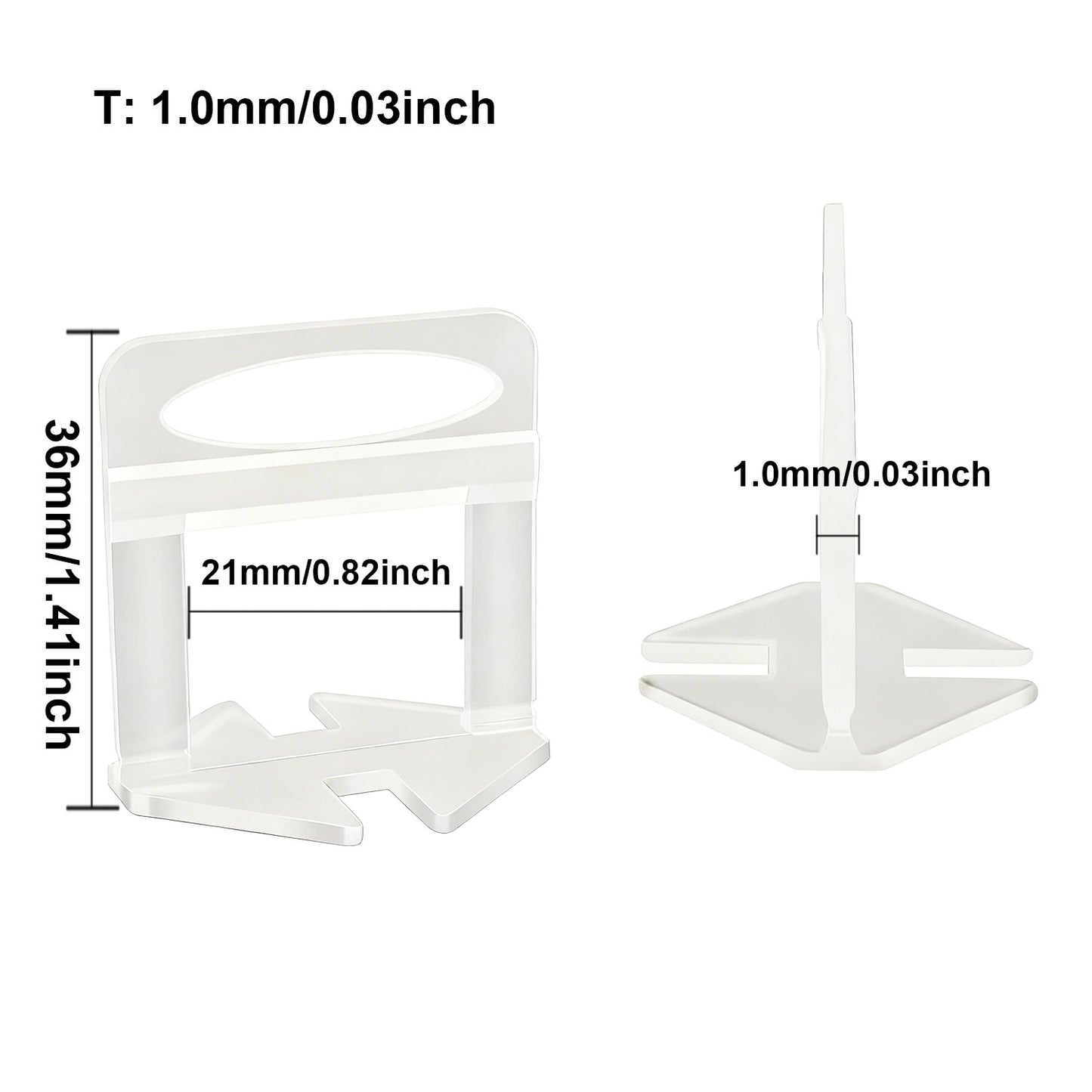 Kit Alicate Cunhas e Clips Niveladores de Revestimento de Chão e Parede para Ferramentas de Construção de 50-200 peças