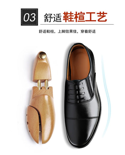 Mens Formal Leather Shoes Slip on Dress Wedding Casual Flats Luxury Walking Oxfords Office Work Zapatos Para Hombre Plus Size