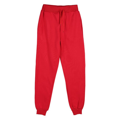 Calças de Moletom Masculinas/Femininas Casuais de Lã Calças Esportivas Unissex Moda Lisa Solta Calças Streetwear Outono Inverno Corrida Fitness P