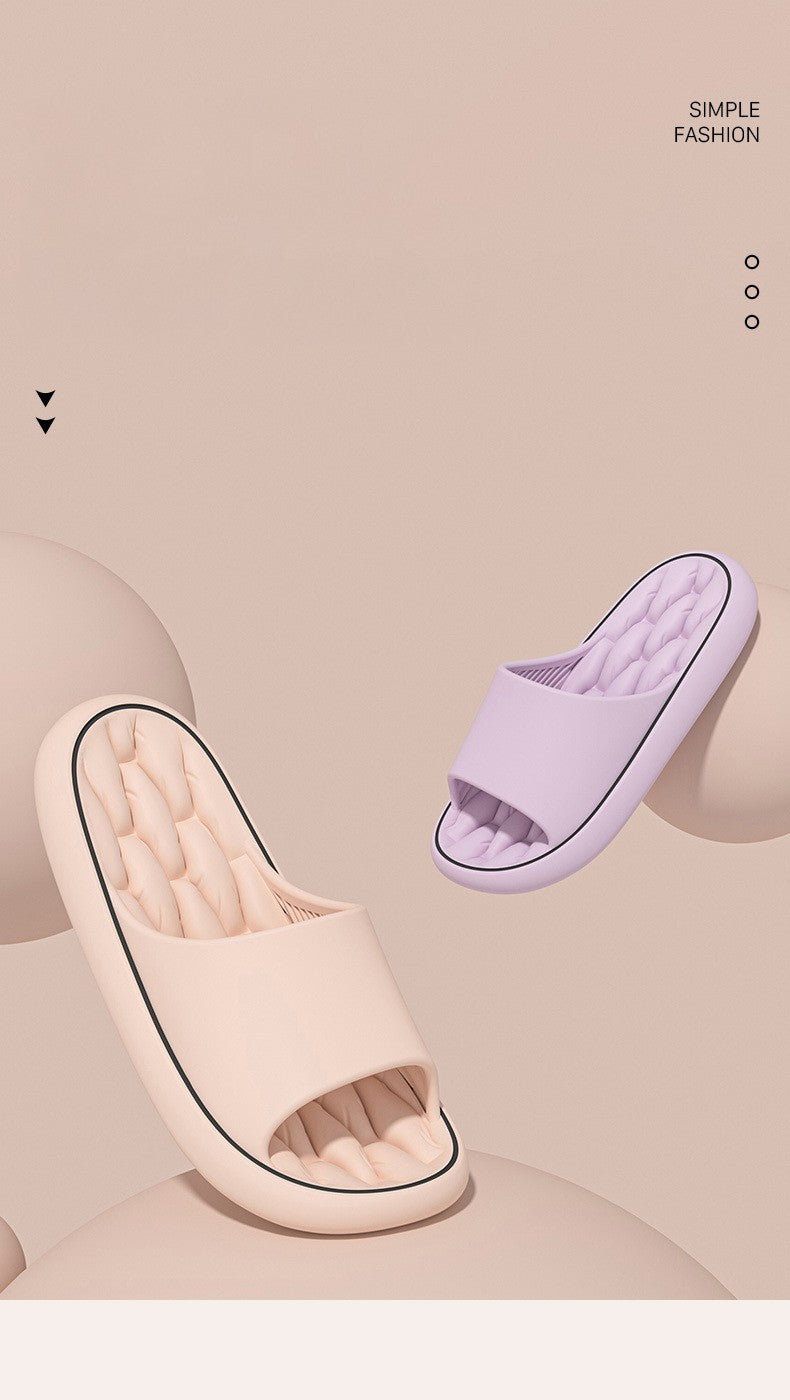 Super Light Soft Slippers Simple Fashion Slides EVA Elastic Shoes Colorful Sneakers In Door Bathroom Flip Flops