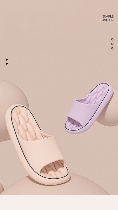 Super Light Soft Slippers Simple Fashion Slides EVA Elastic Shoes Colorful Sneakers In Door Bathroom Flip Flops