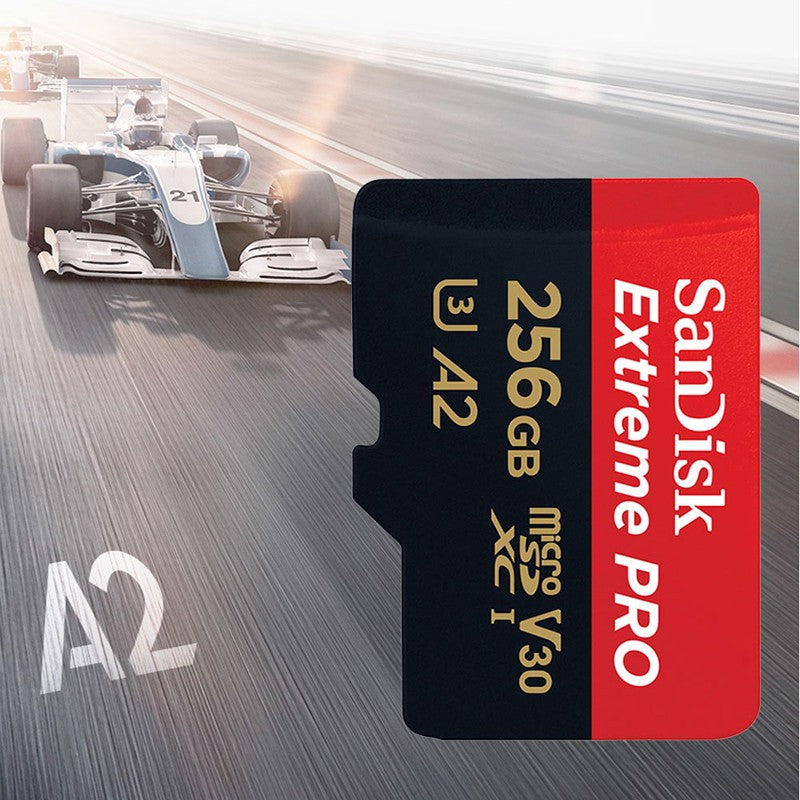 SanDisk Extreme PRO Memory Card 512GB Micro SD Card SDXC UHS-I 128GB 256GB 64GB U3 C10 V30 A2 4K TF Flash Card Adapter for DJI